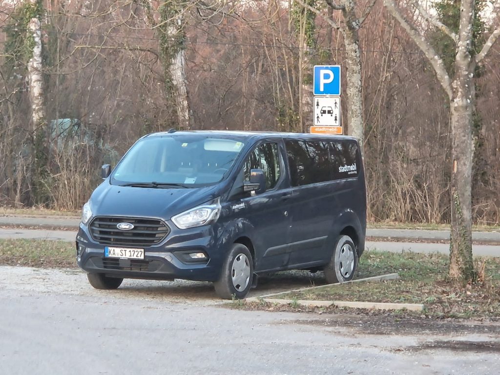 Stadtmobil-Parkplatz